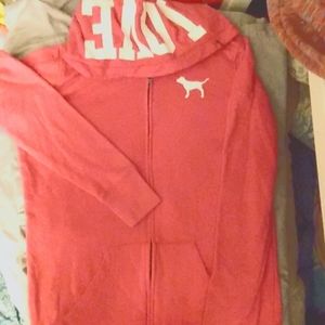 Vintage Victoria Secret zip up hoodie sz small